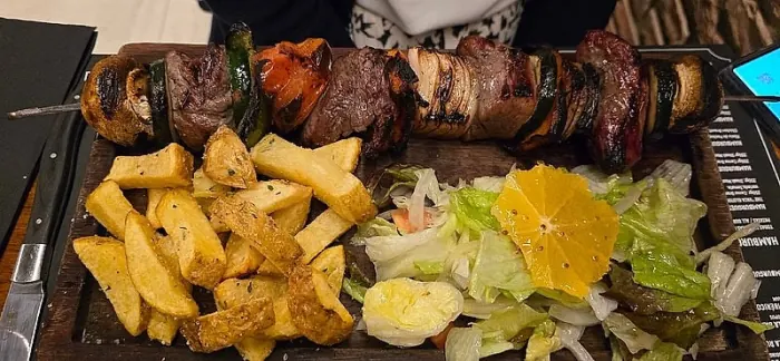Brocheta de solomillo a la brasa