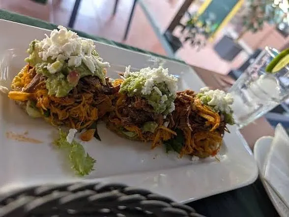 Especialidad de la casa con guacamole y queso